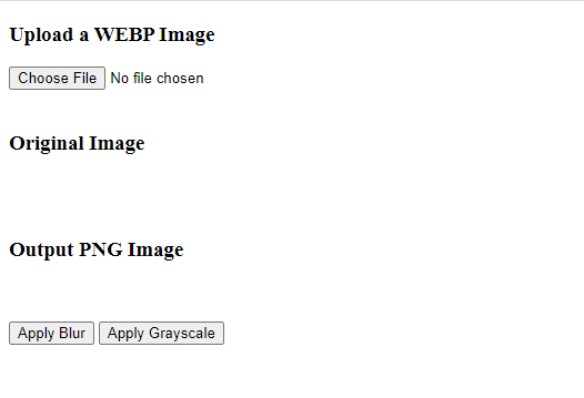 Simple webp to png converter